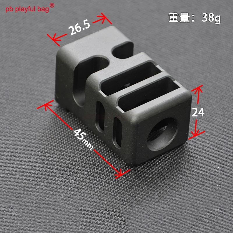 

Outdoor sports and tactics toy SKD 3D G18 G17 P1 water bomb gun model upgrade material slip on fire cap silencing MD80