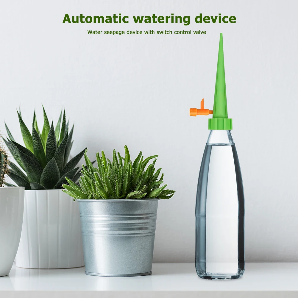 Automatic Plant Water device Seepage Organ Drop Dawdler Valve Adjust Self Watering drip Irrigation | Дом и сад