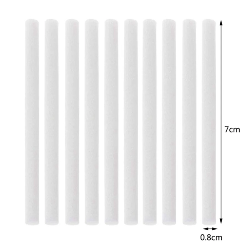 30 Pcs Car Humidifier Sticks Cotton Filter Refill Replacement Wicks for Portable Ultrasonic Aroma Diffuser Wick |