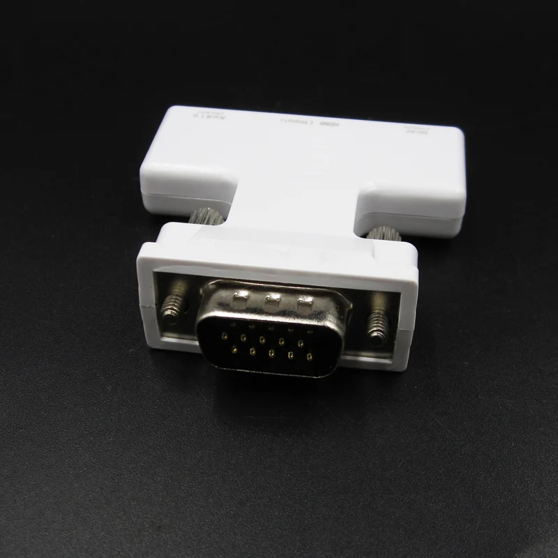 Переходник HDMI мама-VGA папа + аудиоадаптер с поддержкой выхода сигнала 1080P для