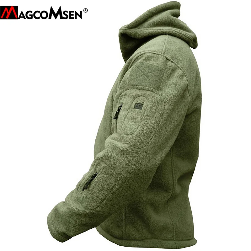 Куртка MAGCOMSEN Мужская Флисовая армейская тактическая одежда в стиле милитари для