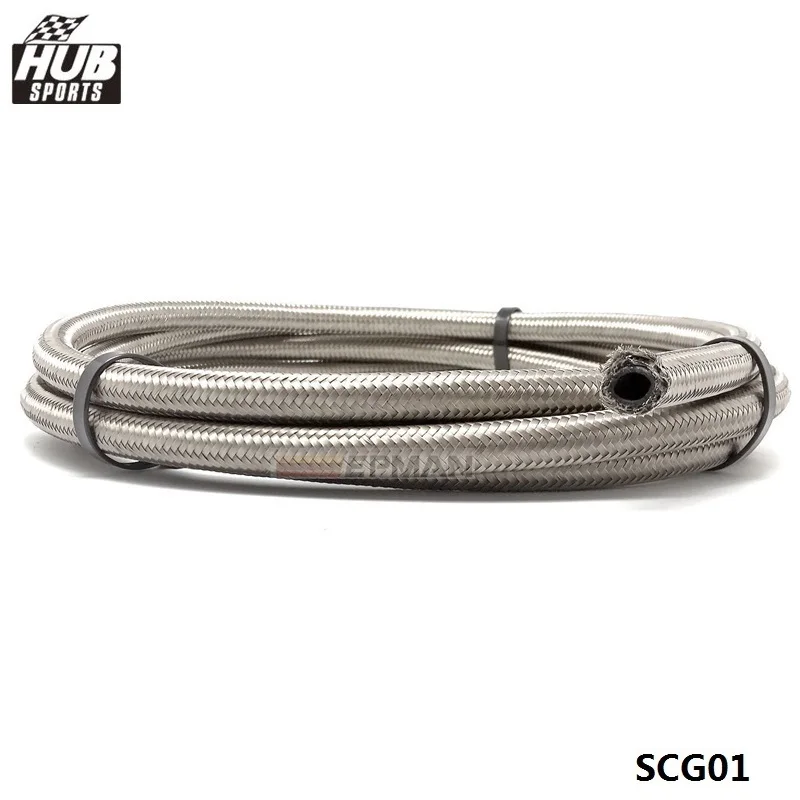 50 м Плетеный Из Нержавеющей Стали Гидравлический тормозной топливный шланг