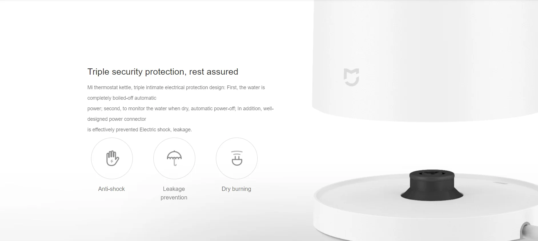 XIAOMI MIJIA Электрический чайник умный постоянный контроль температуры кухонный чайник для воды самовар 1.5л термоизоляционный чайник приложение