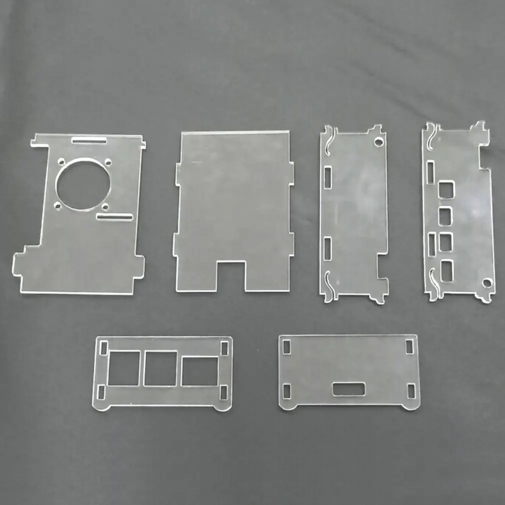 Для Raspberry Pi 3 акриловый чехол с прозрачной коробкой + вентилятор процессора шт.