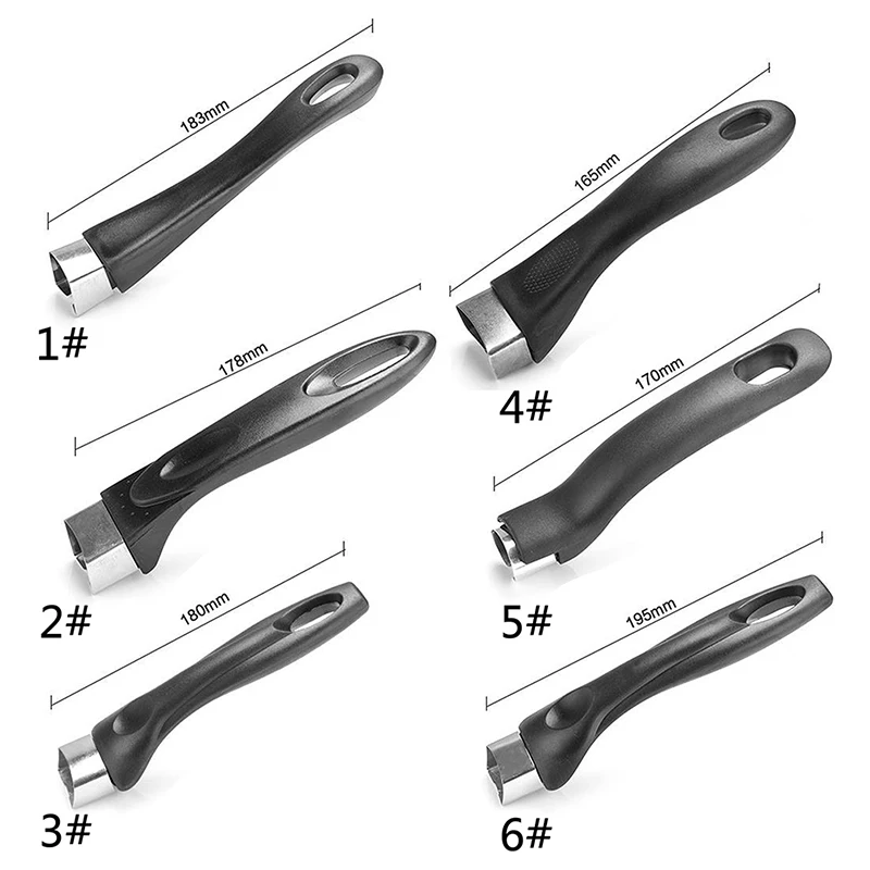 Pot Handle Household Long Anti Scalding Durable Pan Replacement Removable Bakelite Grip Universal Ergonomic Kitchen Accessories