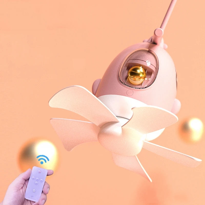 

7inch 8000mAh Remote Control Camping Fan 4 Speed Tent Ceiling Fan with LED Light Lamp for Outdoor Travel Dorm Bedroom