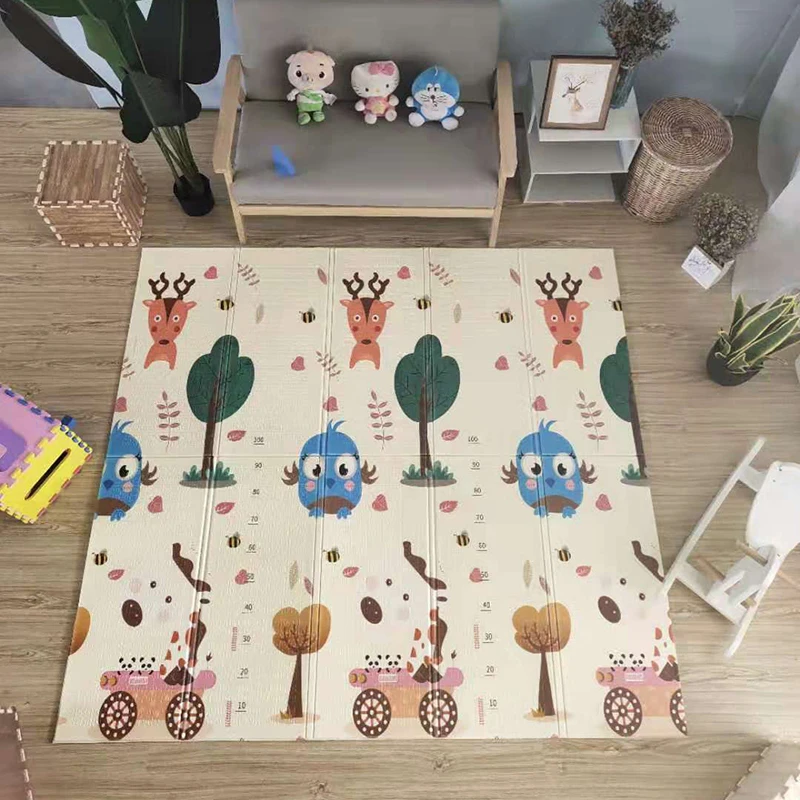 Детский коврик для игр в спортзале Xpe Puzzle, детский коврик, утолщенный коврик для ползания в детскую комнату, складной коврик, детские игрушки, подарок