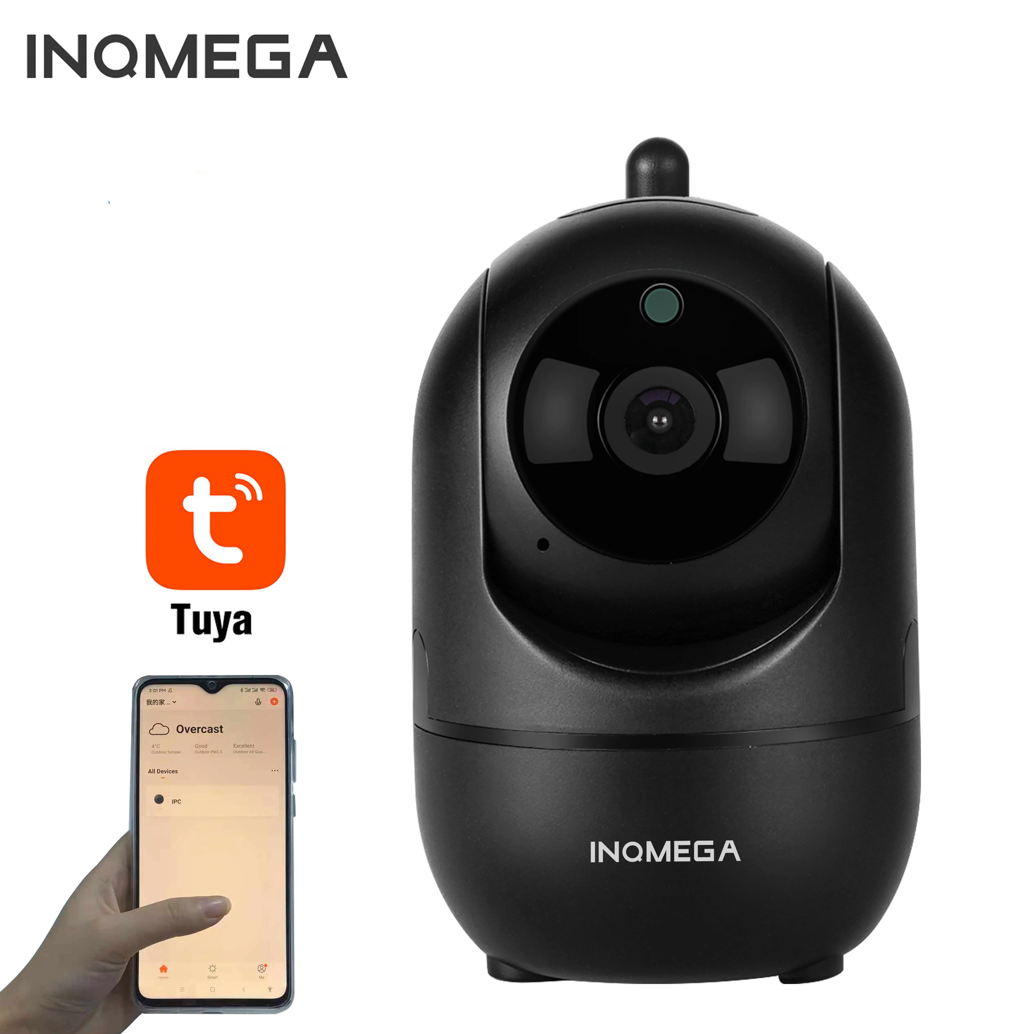 INQMEGA TUYA IP камера для домашней безопасности, камера видеонаблюдения, сетевая Wifi камера, беспроводная камера 1080P