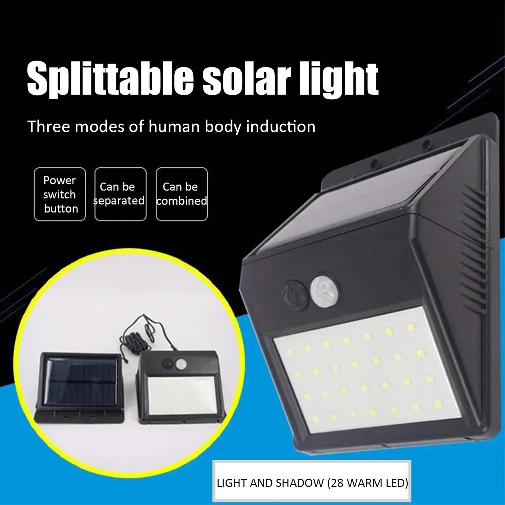 30 LED Solar Light Human Body Induction Wall Motion Sensor Street Lamp | Лампы и освещение