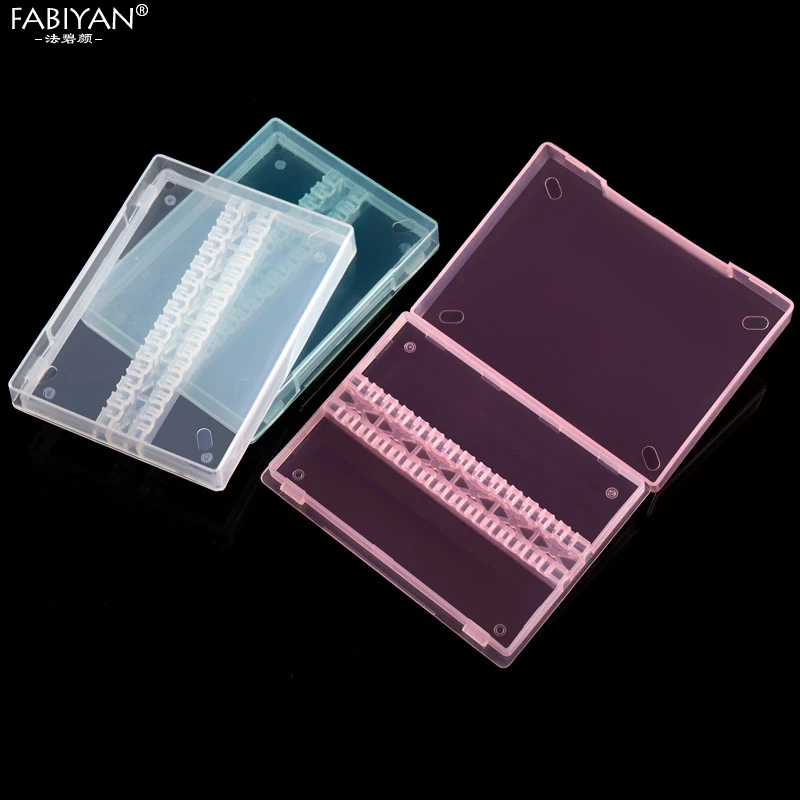 Пустая коробка для хранения с 14 ящиками акриловый держатель ногтей подставка