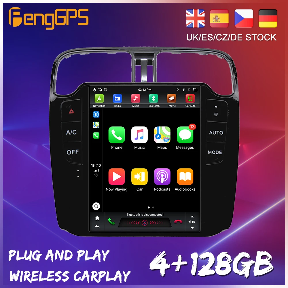 128 ГБ Android 9 0 большой вертикальный экран Тесла для Volkswagen VW Polo 2011 + Серия CarPlay GPS Радио