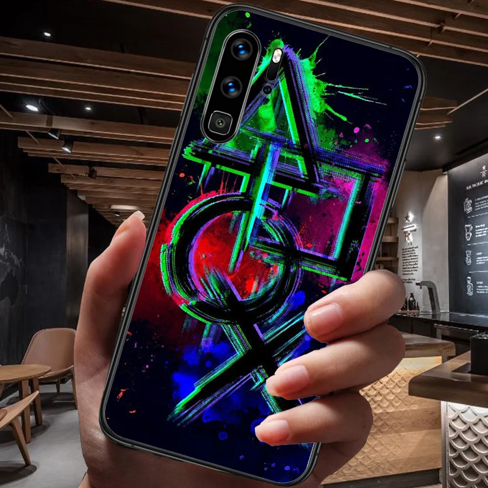 

Play Station Game Host Phone Case For Huawei P Mate Smart 10 20 30 40 Lite Z 2019 Pro black Shell Fashion Coque Luxury Bumper 3D