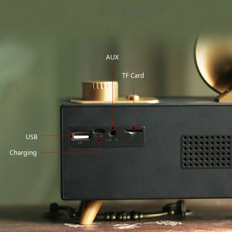 Home Wireless Bluetooth Speaker 10W High Power Subwoofer Speaker Super Bass 3D Surround Sound Support TF/USB/AUX/FM caixa de som