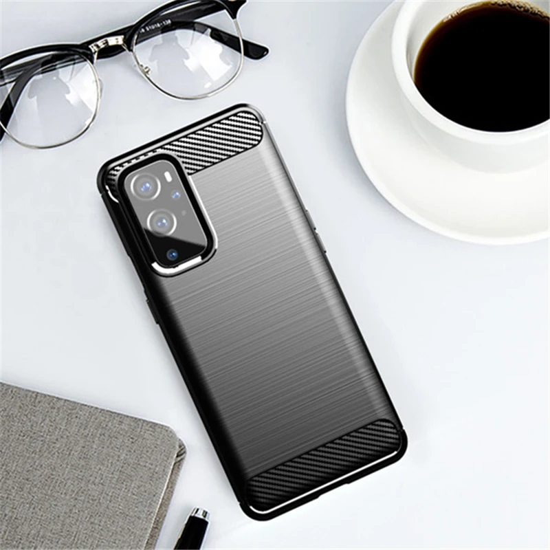 

Для OnePlus X 9 Pro Чехол резиновый бампер силиконовый чехол из углеродного волокна для OnePlus X 9 Pro One Plus 9 чехол для телефона чехол для OnePlus X 9 Pro Чехол