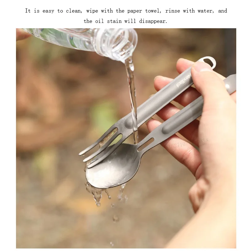 Xiaomi Mijia NexTool Титановая Ложка Spork походная посуда для кемпинга кухонная посуда легкая посуда для кемпинга для пикника