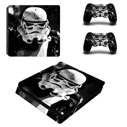 P4SQB0056 Star Wars полное покрытие лицевые панели PS4 тонкая кожа Виниловая наклейка, стикер для консоли Playstation 4 и контроллеров PS4 тонкий стикер кожи - Цвет: P4SQB0056