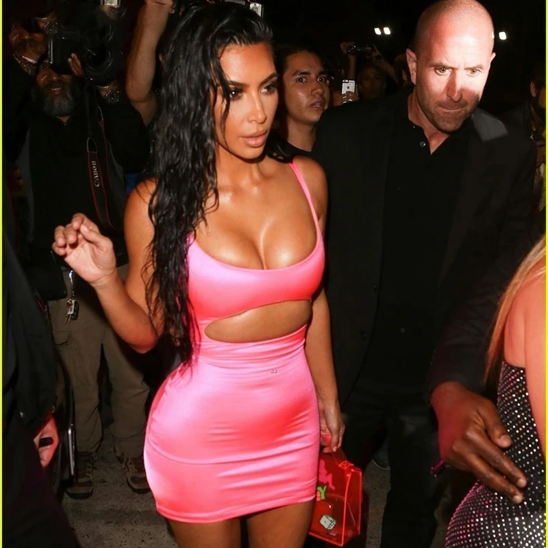 EvaQueen 2018 летнее сексуальное платье женское облегающее без рукавов открытое мини