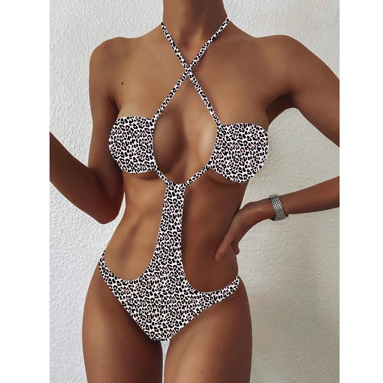 

Новинка 2021, Женская Слитная одежда для плавания, быстросохнущее высокоэластичное сексуальное бикини, бразильская модель, одежда для плаван...