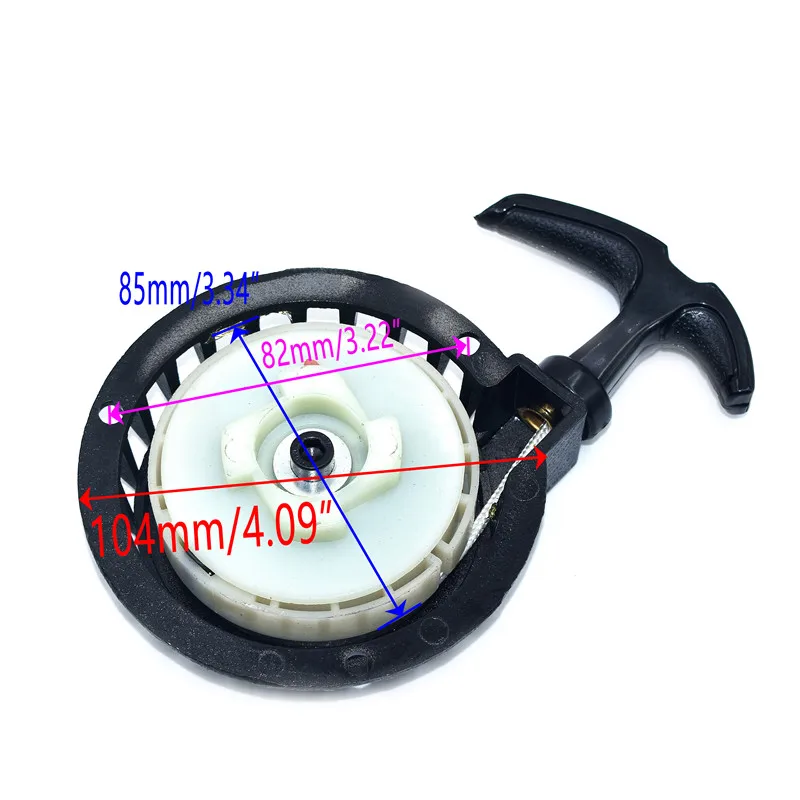 Пусковое устройство из алюминиевого сплава легко тянуть подходит для 47cc 49cc 2 Stoke