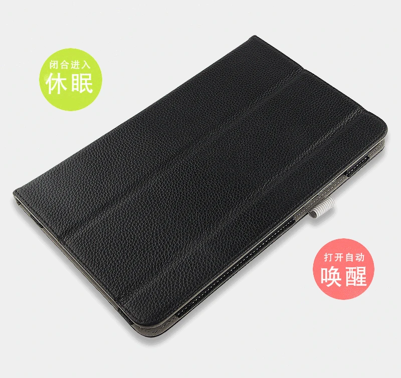 

Genuine Leather Protective Cover Smart Auto Awake-Sleeping Case For Xiaomi Mi Pad 4 Plus 10.1" Tablet PC