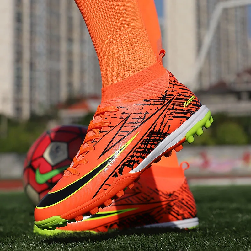 Сверхтонкая Мужская Уличная футбольная обувь для мальчиков мужские спортивные