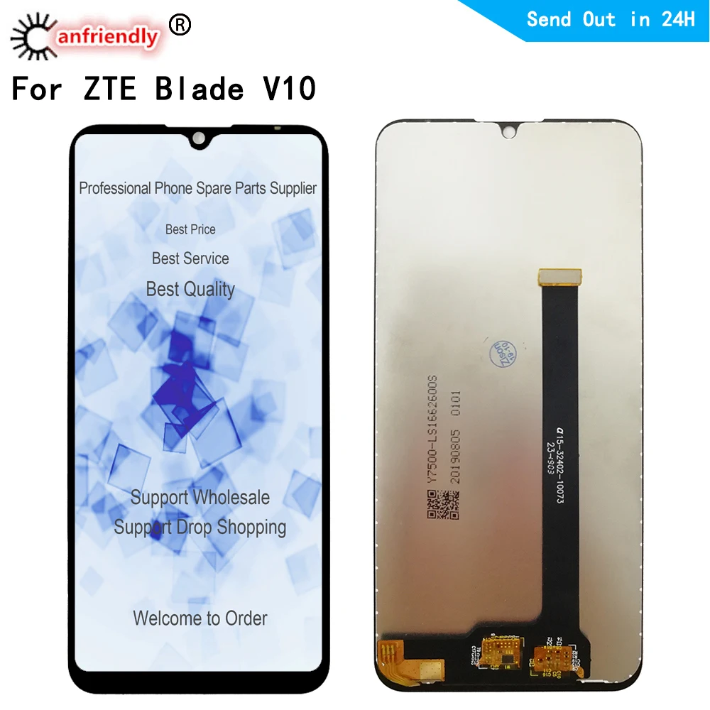 6 3 &quotЖК дисплей для zte Blade V10 ЖК + сенсорная панель сменный дигитайзер в сборе