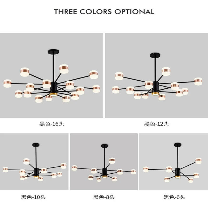 Современный светодиодный люстры потолок скандинавский кулон ламп для Гостиная