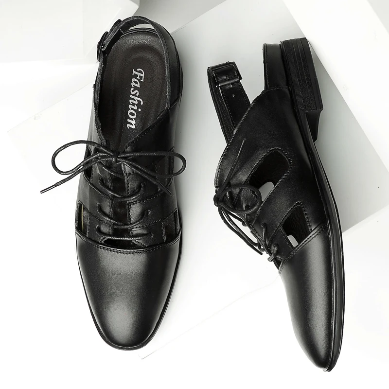 Новинка Высококачественные Туфли оксфорды с перфорацией Повседневная дышащая