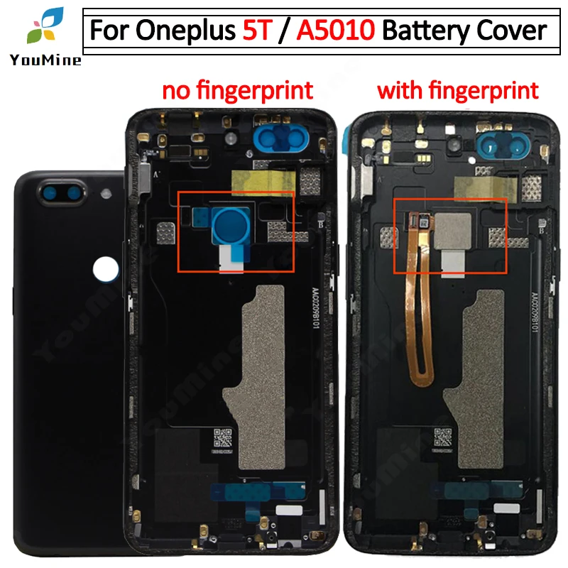 Для OnePlus 5T крышка батареи задняя дверь Корпус чехол Замена для OnePlus 5T задняя крышка для one plus 5T A5010 задняя крышка