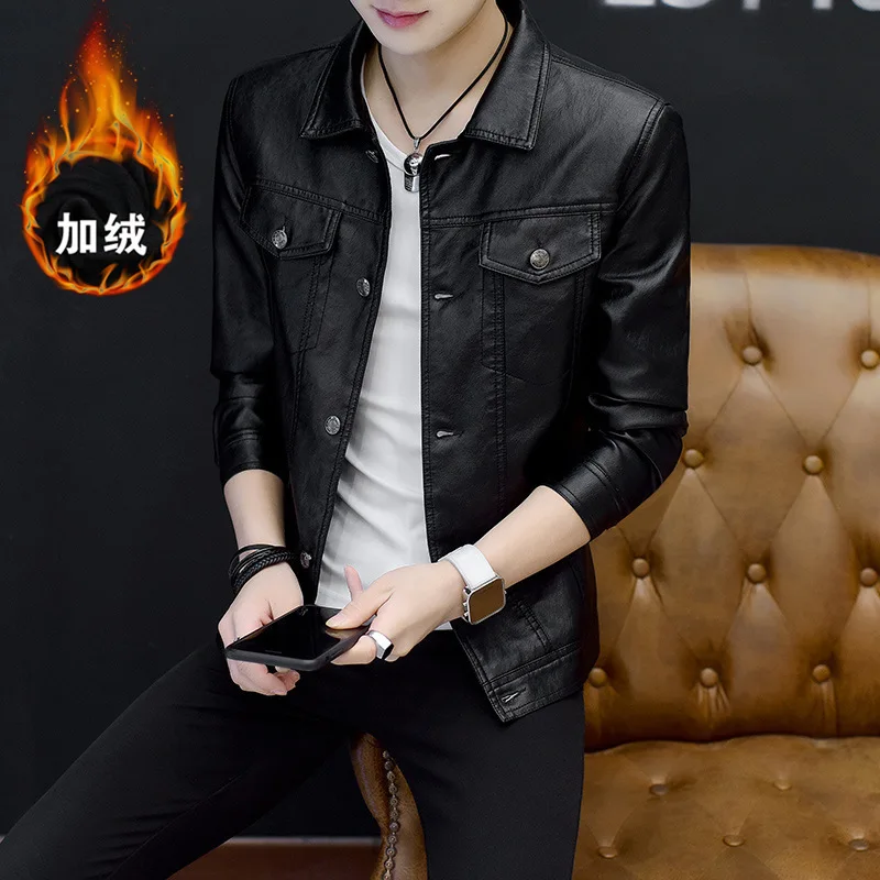 Новинка 2022 мужские зимние мотоциклетные кожаные куртки для культивации морали