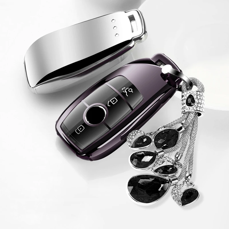 Чехол для ключей из ТПУ мягкий с полным покрытием Mercedes Benz 2019 E Class W213 2017 S class 2018 |