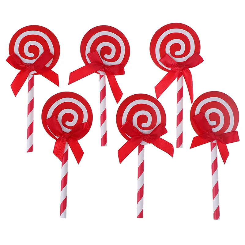 В форме леденца ко дню рождения вставлять карты вечерние 6 шт./компл. Карамельный