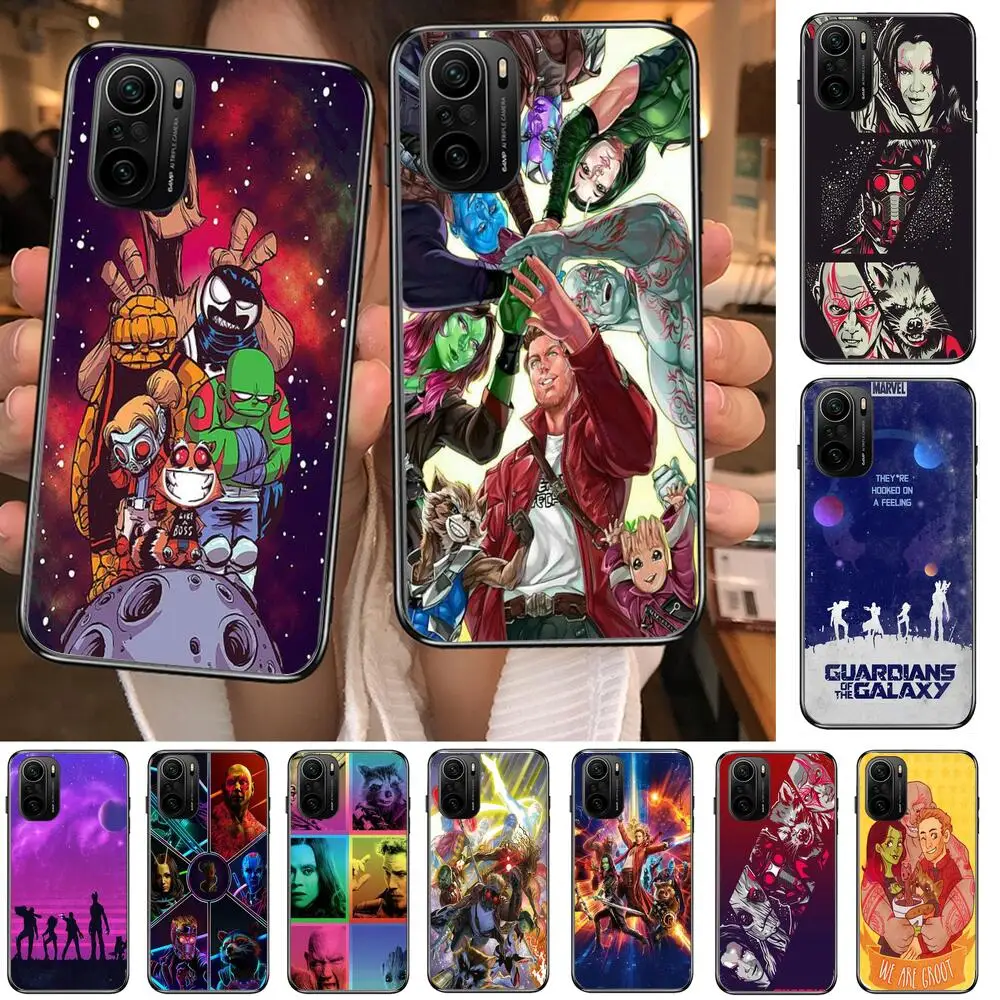 

Galaxy guard Phone Case For xiaomi redmi POCO F1 F2 F3 X3 Pro M3 9C 10T Lite NFC Black Cover Silicone Back Prett mi 10 ultra cov