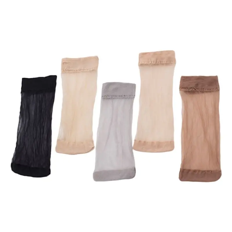 

Носки женские ультратонкие кристаллическое волокно, прозрачные офисные эластичные, 10 пар, летние
