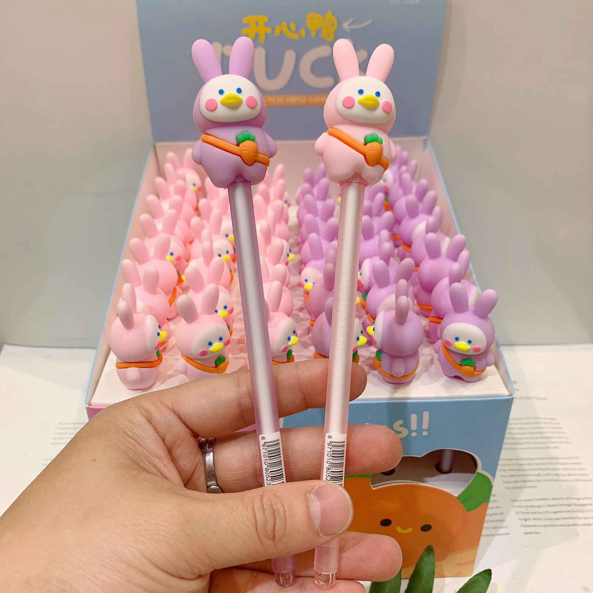 Счастливый кролик милый творческий карандаш канцелярские принадлежности милые