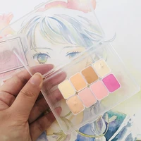 8 color watercolor skin color character animation watercolor paint sub package solid art painting supplies art supplies