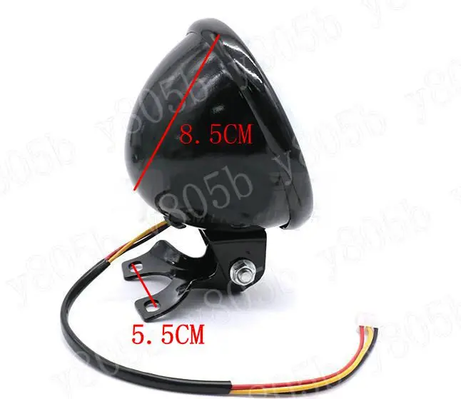 Metal LED 5&quot HeadLight For Yamaha VStar 400 650 1100 1300 Virago Xv 250 535 750 Road Star Custom Chopper Cruisers |