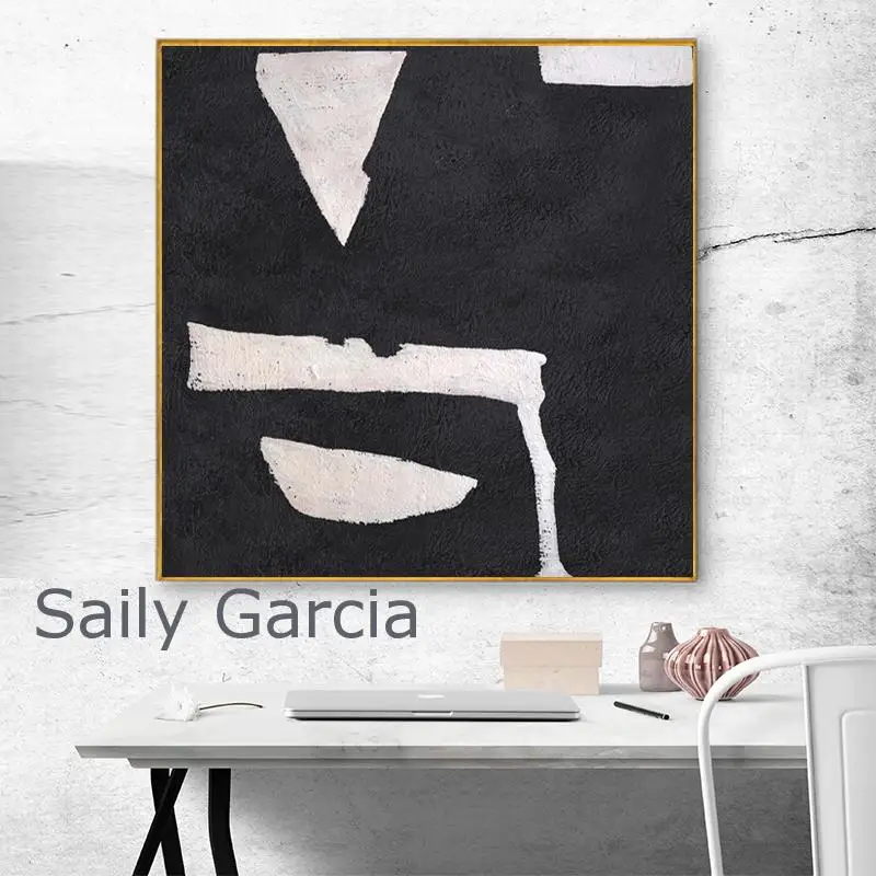 Blue Pink Black Color Matching Abstract Posters Hanging Wall Art Decoration Canvas Painting for Home Living Room Office | Дом и сад