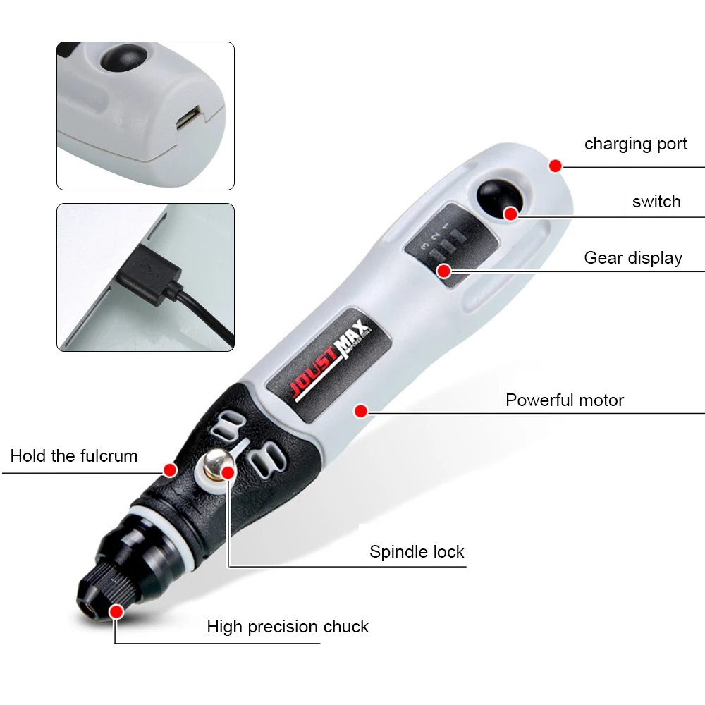 Беспроводной шлифовальный мини станок с USB 4 2 В постоянного тока набор