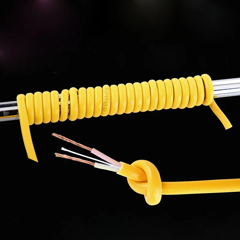 10 метров RVV электрический провод водонепроницаемый кабель 2 ядра медный двойной провод 1 мм 1,5 мм 2,5 мм обшитый шнур лампы