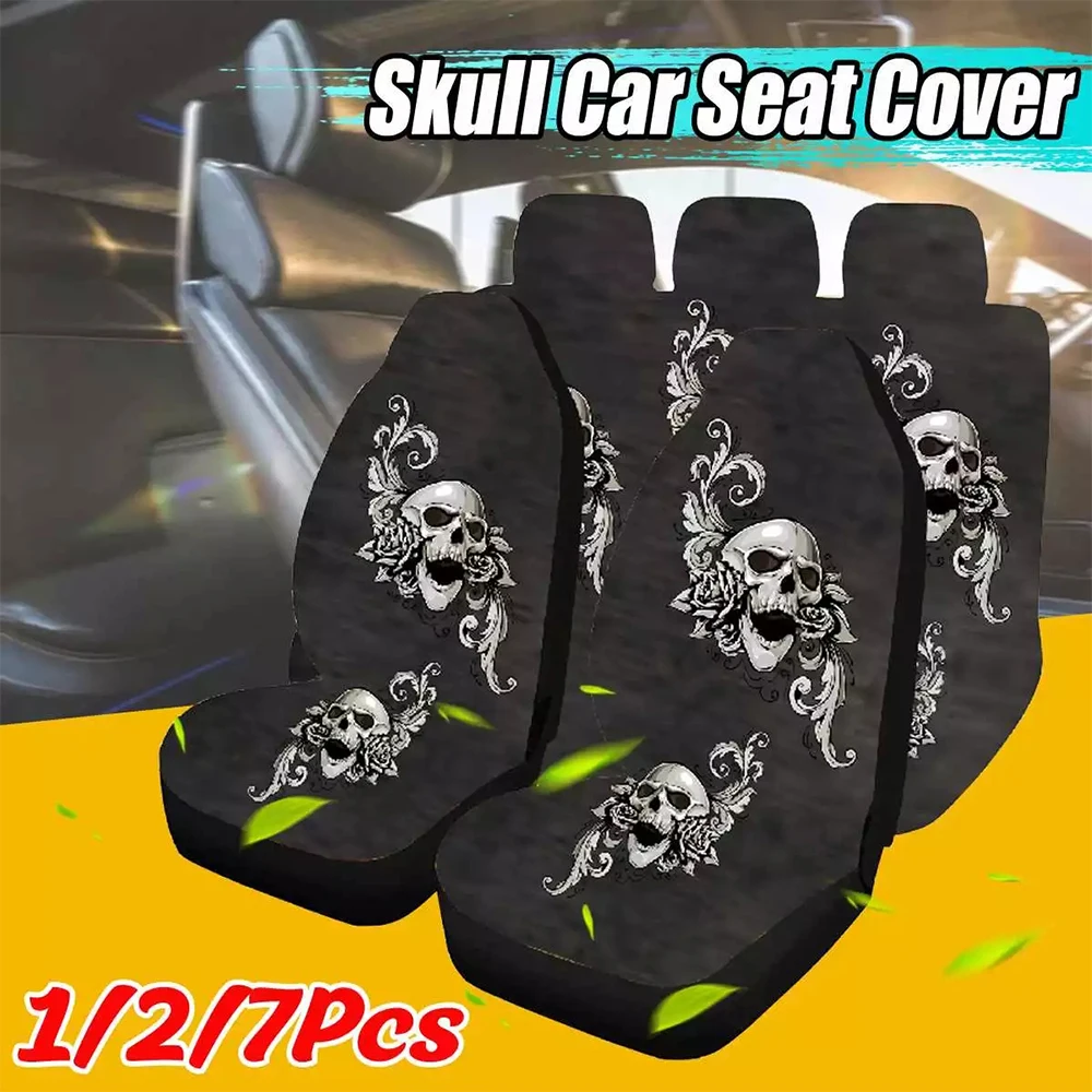 

New Universal Car Seat Cushion Auto Non-Slip Anti-Scratches 7 PCS Decoration Vehicle Safety Seats Car Seat Protection