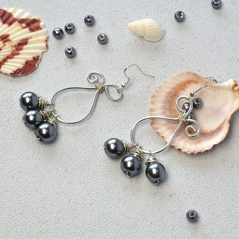 

About 510 Pcs 15 Color 8mm Dyed Round Glass Pearl Beads Round Pearlized Loose Pearl Beads for Jewelry Making