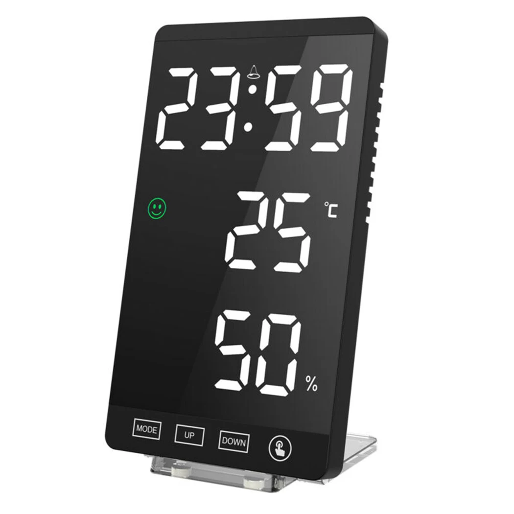 

Room Digital Alarm Clock Dual Power Mirror Alarm Clock Digital Display
