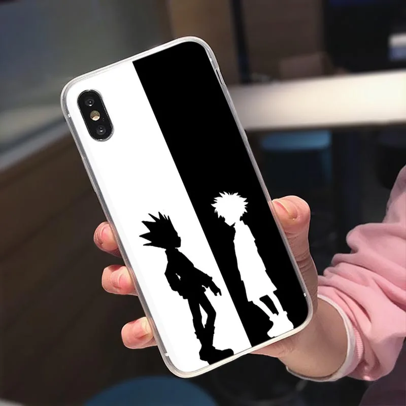 Чехол для телефона в стиле аниме Hunter X hunter 3 мягкий чехол iPhone 12 11 13 Pro Max XR XS 8 7 Plus Mini