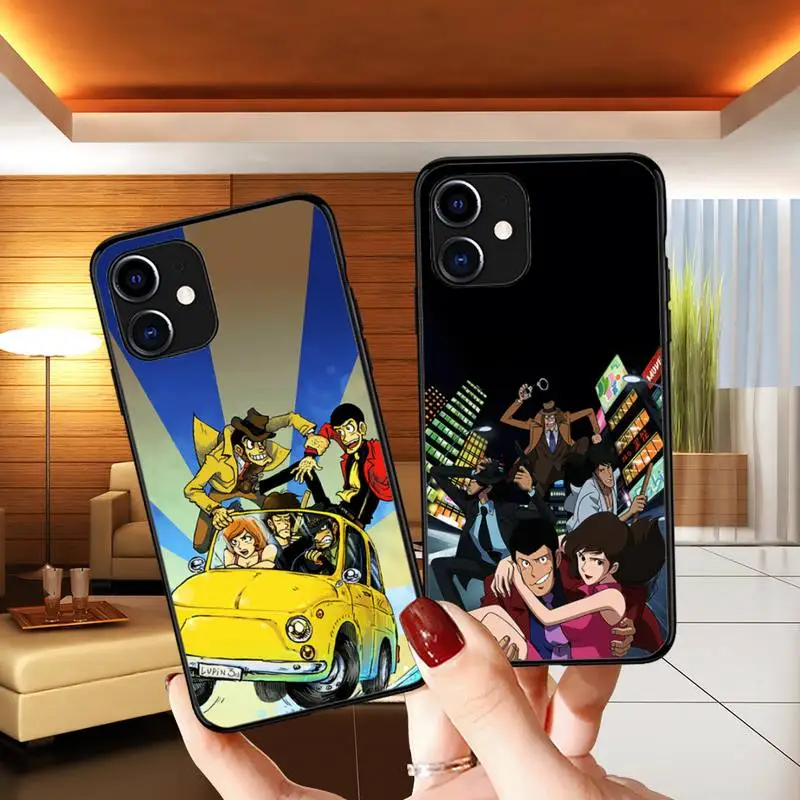 

Anime Lupin Iii Rupan Phone Case for iPhone 8 7 6 6S Plus X 5S SE 2020 XR 11 12 Pro mini pro XS MAX