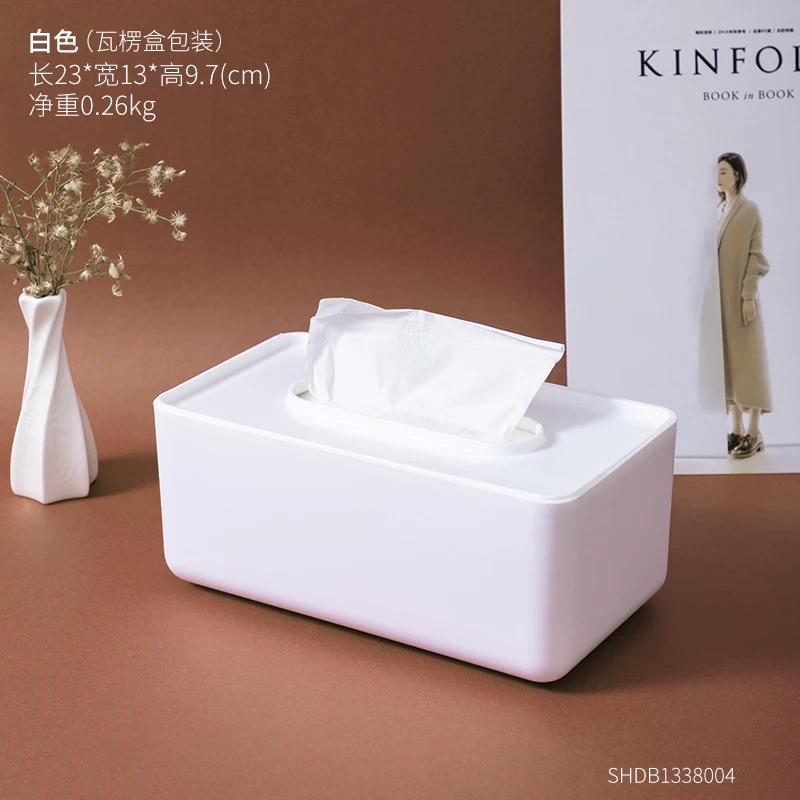 

Nordic Pumping Tissue Box Holder House Plastic SimplTissue Box Modern Aufbewahrungsboxen Bedroom Storage Organization EI50TB