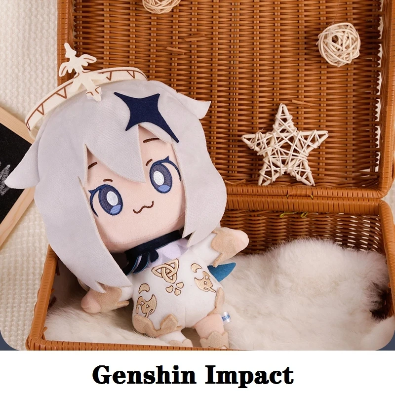 

Xmas Birthday Gifts Kids Toys Anime plush dolls Genshin Impact Cosplay props Project Game NPC Paimon Pillows 2021 New Year party