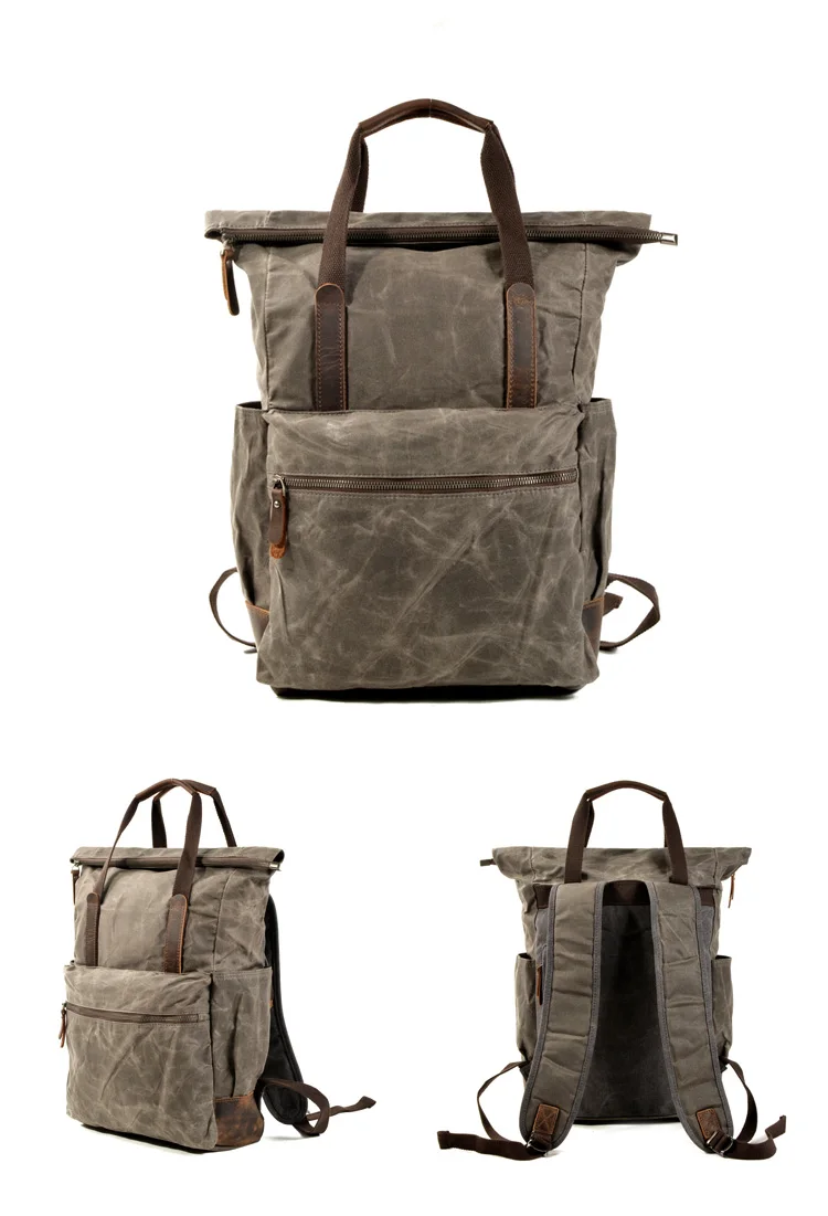 Рюкзак Muchuan мужской из искусственной кожи ранец большой вместимости для отдыха