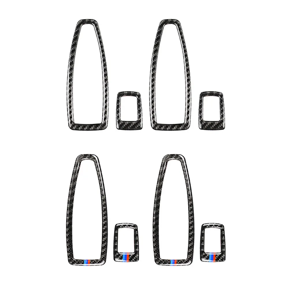 

Real Carbon Fiber Window Lift Switch Frame Trim Cover Decorative Stickers for BMW F20 1 Series F30 3 Series 2013-2015 F34