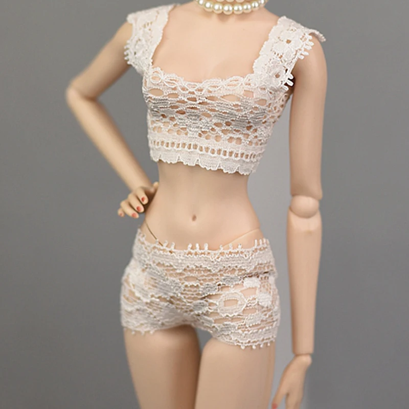 

1 set of Blyth doll clothes, soft lace underwear bra and panties 30cm BJD SD doll tops and panties 1/6 doll clothes panties